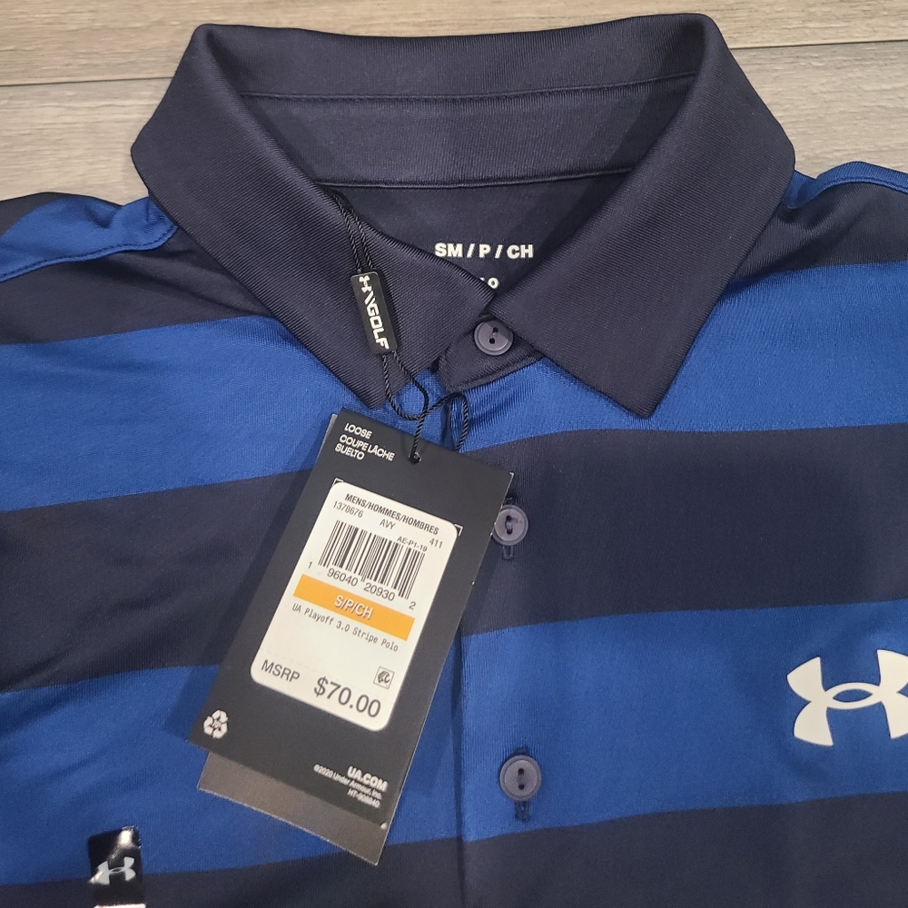 Nwt mens under armour golf polo size small - Picture 5 of 5